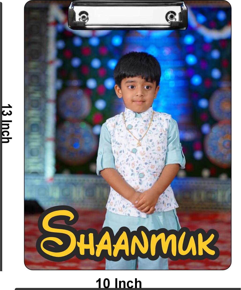 Personalised Clipboard with Photo & Name for Kids & Office