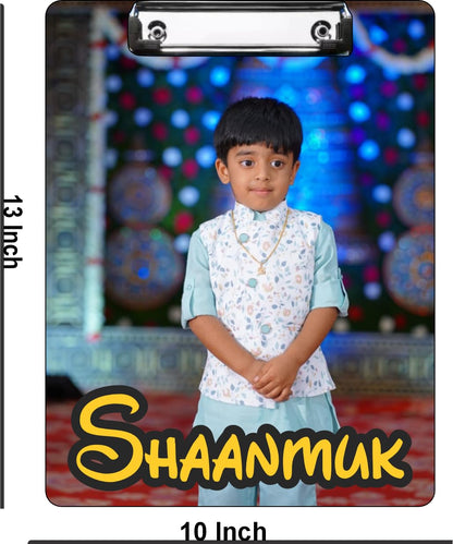 Personalised Clipboard with Photo & Name for Kids & Office