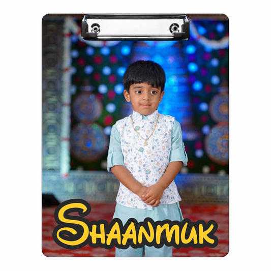 Personalised Clipboard with Photo & Name for Kids & Office