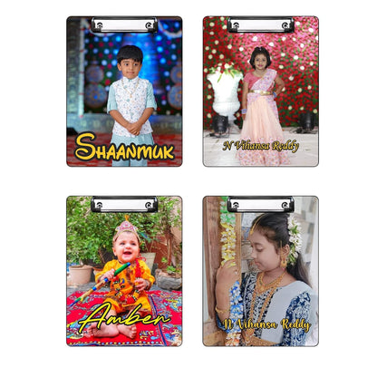 Personalised Clipboard with Photo & Name for Kids & Office
