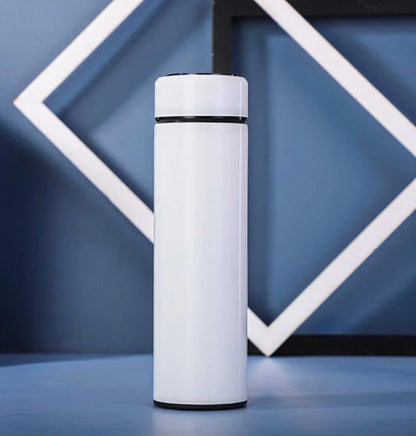 Personalised 500ml LED Temperature Stainless Steel Bottle with Name